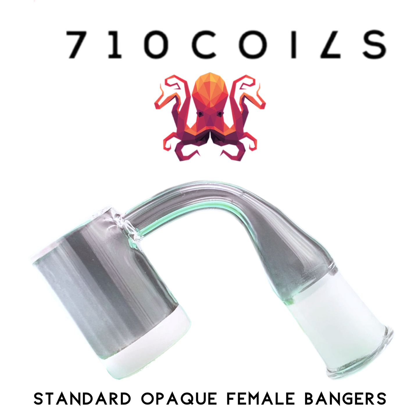 710 COILS STANDARD CLEAR & OPAQUE FEMALE BANGER