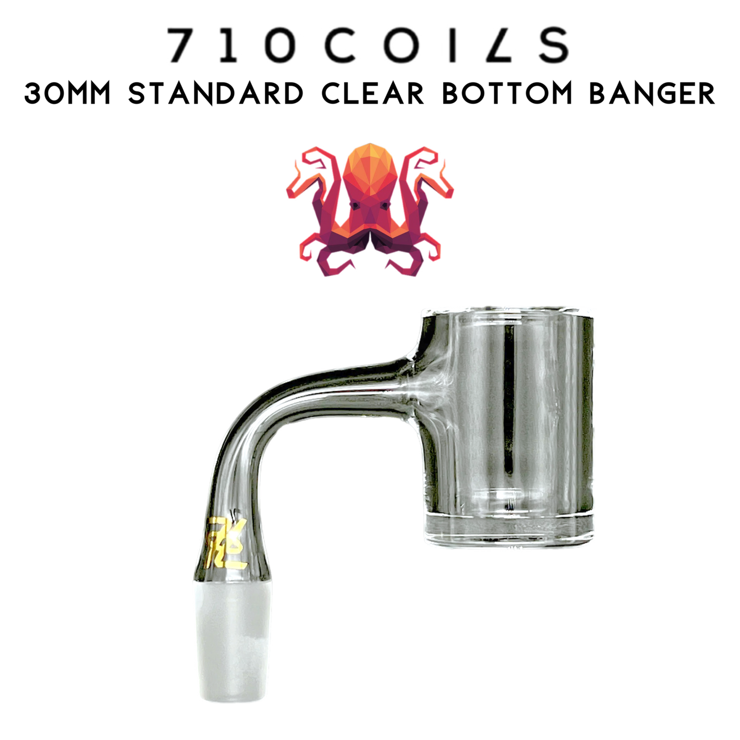 710 Coils 30mm Standard Clear Bottom Banger