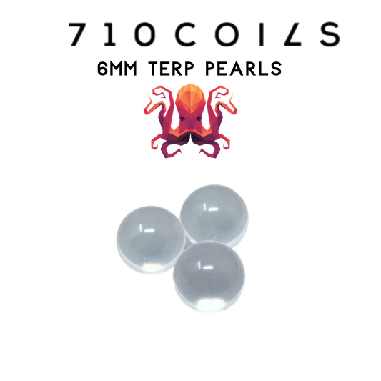 710 COILS QUARTZ TERP PEARLS, 6mm