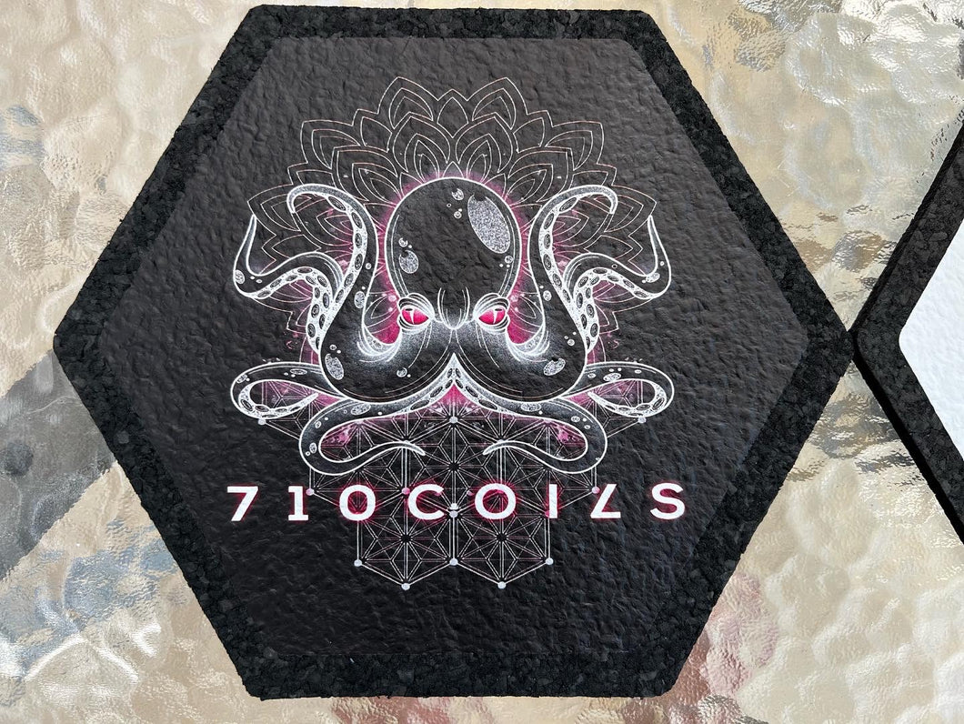 710 Coils Octagon Octopus Mood Mat 8 inch