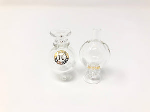 Quartz Pi clear ball caps - Seven Ten Coils