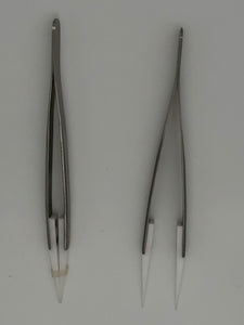 2 Opaque slit Inserts and a pair of tweezers - Seven Ten Coils