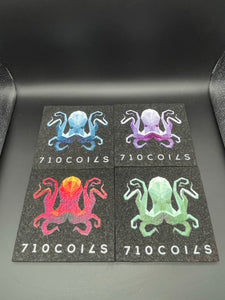 710 Coils Octopus Mood Mat 5.5", 4 Pack Muilt-Color
