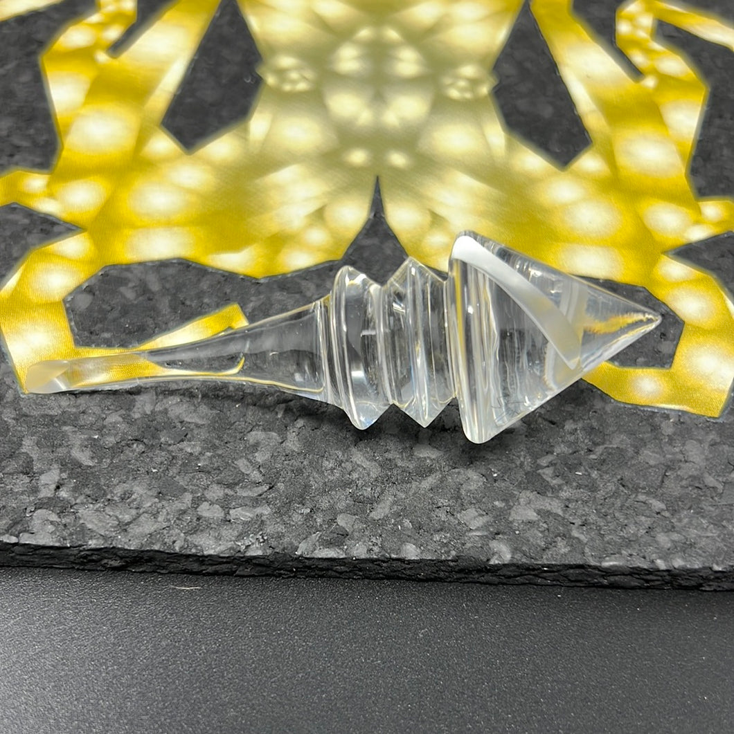 Str8 Glass Clear Spinner cap with dab tool